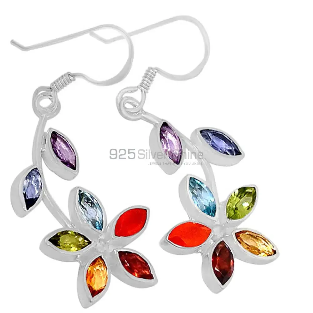 Wholesale Sterling Silver Healing Chakra Earring Jewelry 925CE19