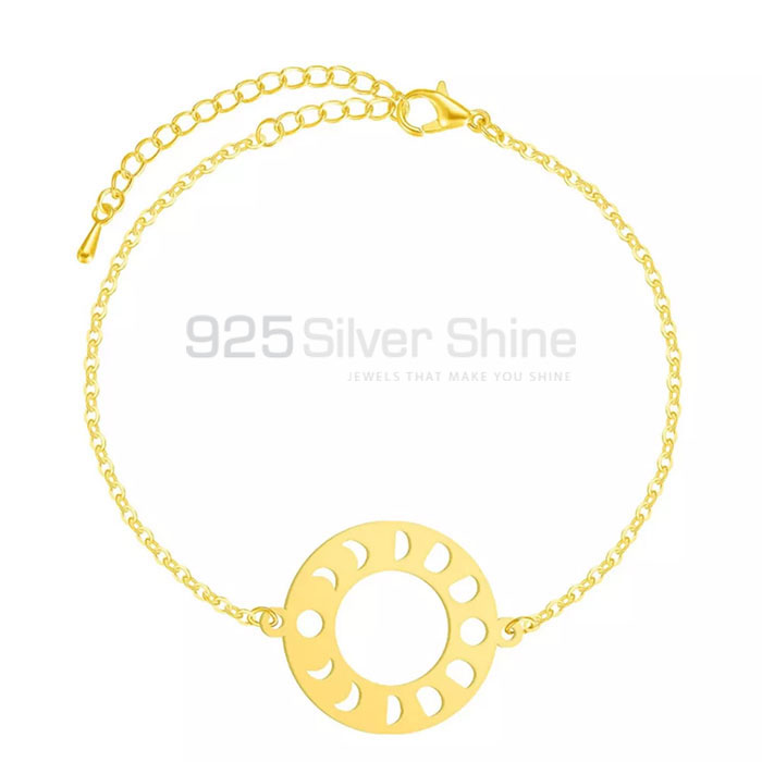 Sterling Silver Lunar Cycle Bracelet MOMB376
