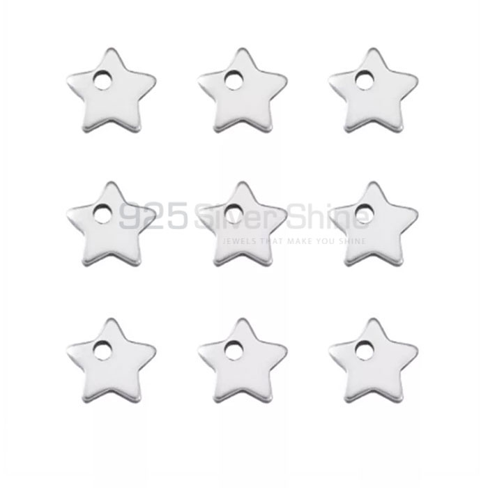 Wholesale Sterling Silver One Hole Star Charm Pendant STMP526