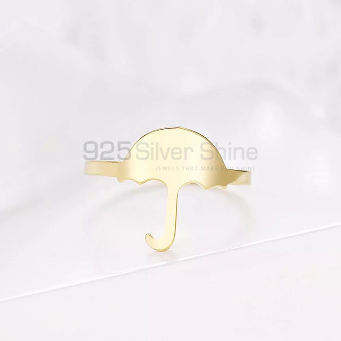 Sterling Silver Umbrella Minimalist Ring UBMR633