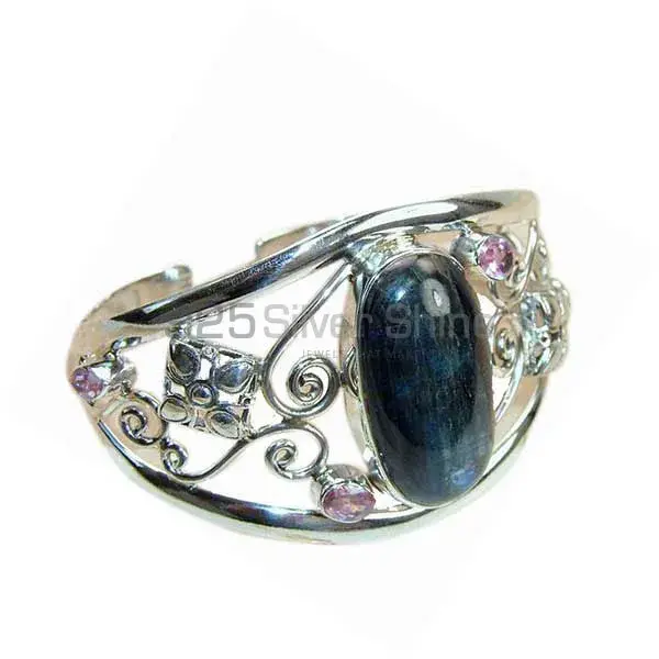 Stunning Kyanite-Multi Stone Semi Precious Gemstone Bracelet In Sterling Silver Jewelry 925SSB177_0