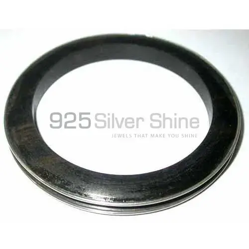 Plain 925 Sterling Silver Cuff Bangle Or Bracelets 925SSB336_1