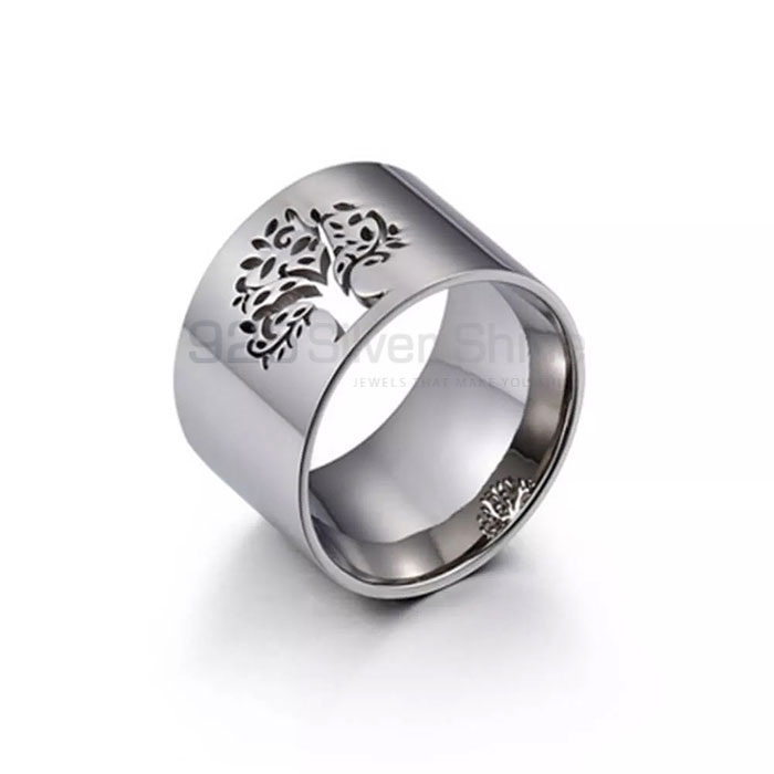 Tree Of Life Minimalist Ring In Sterling Silver TLMR629