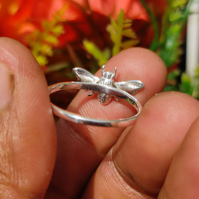 Vintage Bee Ring In 925 Sterling Silver SSR73_2