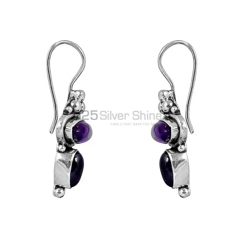 Wholesale Natural Amethyst Gemstone In 925 Sterling Silver Jewelry 925SE135_0