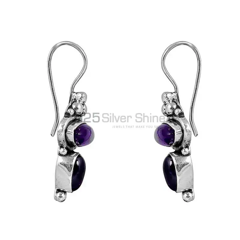Natural Amethyst Gemstone In 925 Sterling Silver Jewelry 925SE135_1