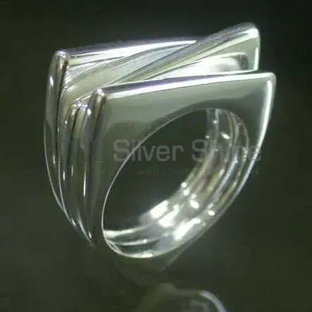 Wide Range Plain Fine Silver Rings Jewelry 925SR2484