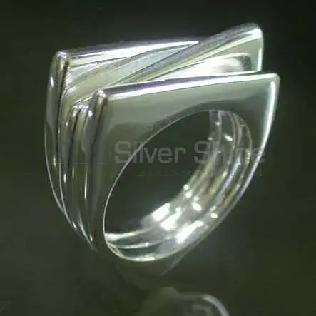 Plain Fine Silver Rings Jewelry 925SR2484_0