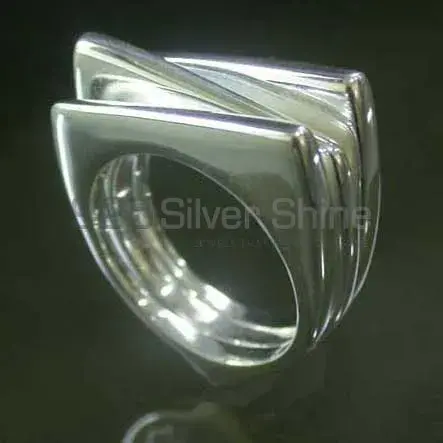 Wide Range Plain Fine Silver Rings Jewelry 925SR2484_0