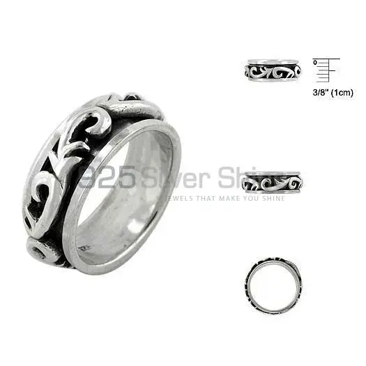 Wide Range Plain Fine Silver Rings Jewelry 925SR2679