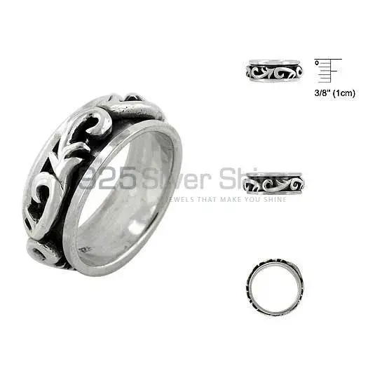 Plain Fine Silver Rings Jewelry 925SR2679_0
