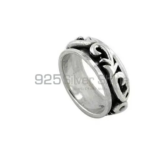 Wide Range Plain Fine Silver Rings Jewelry 925SR2679_0