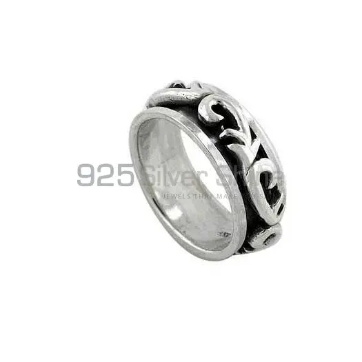 Plain Fine Silver Rings Jewelry 925SR2679_1