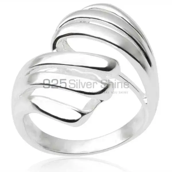 Wide Range Plain Fine Silver Rings Jewelry 925SR2729