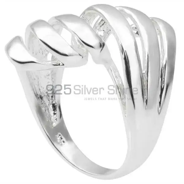 Plain Fine Silver Rings Jewelry 925SR2729_1