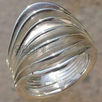 Plain Solid Sterling Silver Rings Jewelry 925SR2451_0