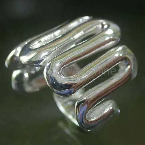Wide Range Plain Solid Sterling Silver Rings Jewelry 925SR2646