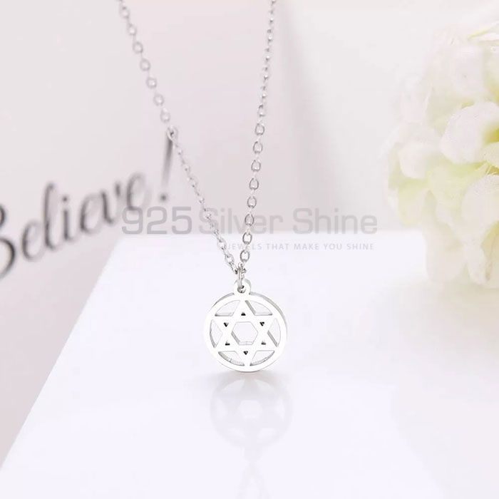 Wide Selections Star Minimalist Necklace In 925 Silver STMN513_1