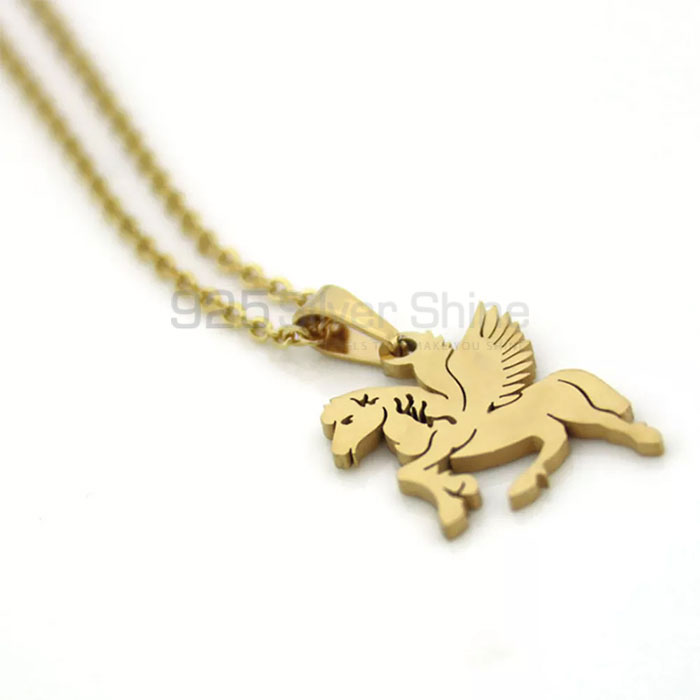 Winged Horse Necklace, Best Quality Animal Minimalist Necklace In 925 Sterling Silver AMN254_1