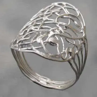 Plain 925 Solid Silver Rings Jewelry 925SR2499_0