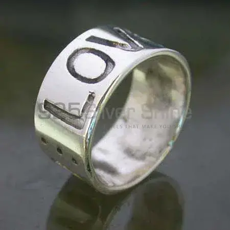 Plain Fine Silver Rings Jewelry 925SR2466_0