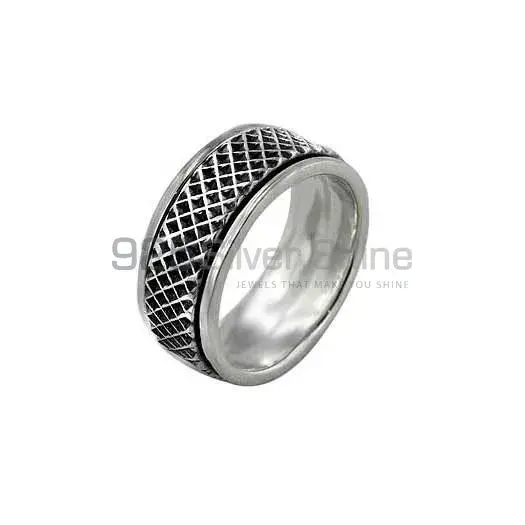 Plain Fine Silver Rings Jewelry 925SR2661_1