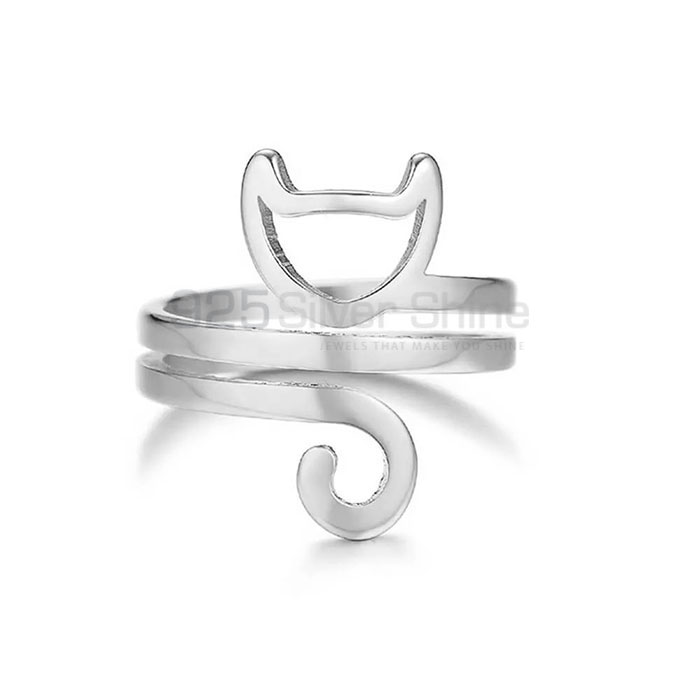 Wrap Ring, Animal Minimalist Rings In 925 Sterling Silver AMR307