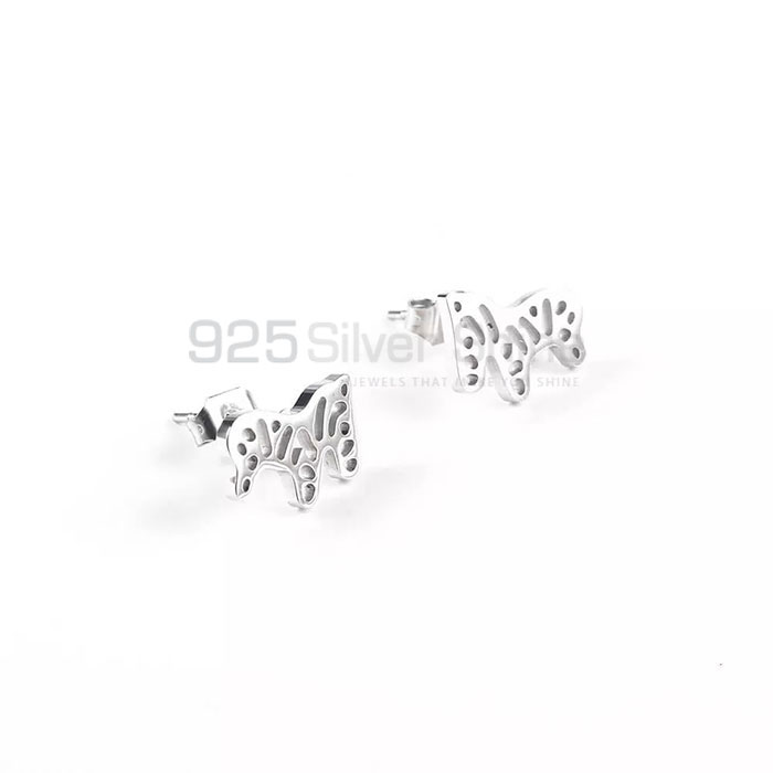 Zebra Earring, Latest Animal Minimalist Earring In 925 Sterling Silver AME93