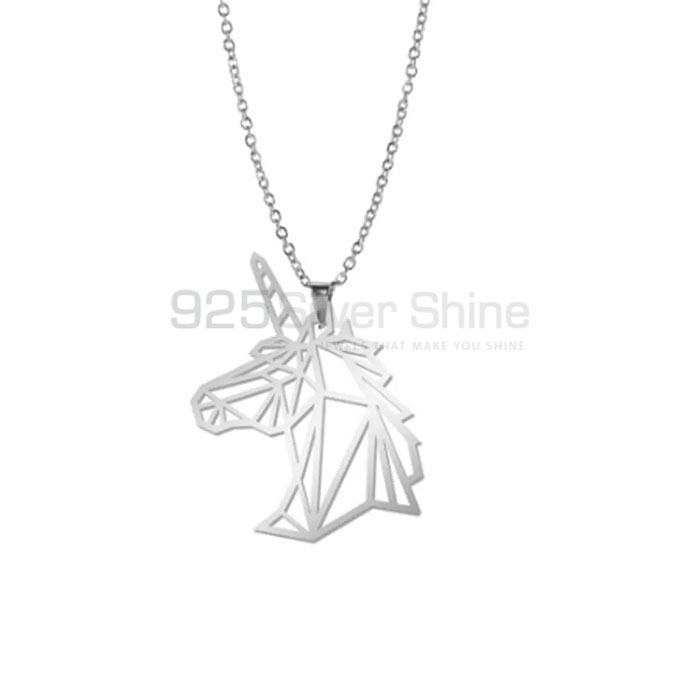Zebra Necklace, Latest Animal Minimalist Necklace In 925 Sterling Silver AMN220