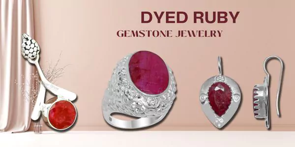 Dyed Ruby Gemstone