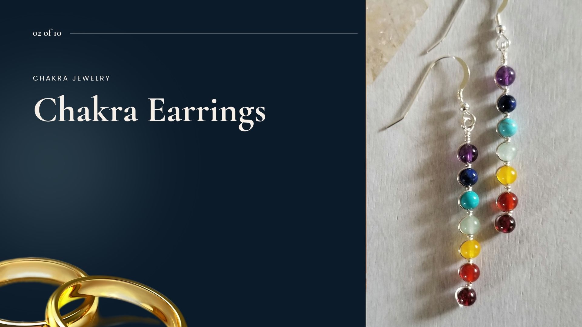Chakra earrings