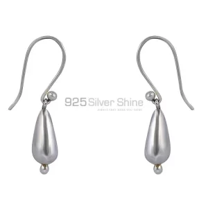 925 Fine Plain Silver earring Suppliers 925SE151