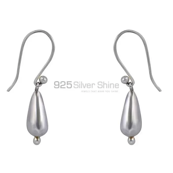 925 Fine Plain Silver earring Suppliers 925SE151