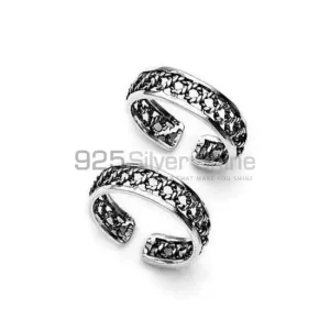 925 Silver Plain Toe Ring Jewelry