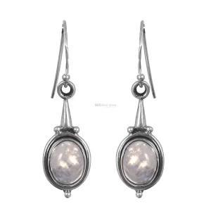 925 Sterling Silver earring In Natural Moonstone Jewelry 925SE157