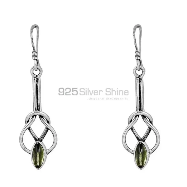 925 Sterling Silver earring In Natural Peridot Gemstone 925SE55