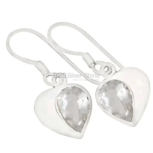 925 Sterling Silver earrings Exporters In Natural Crystal Gemstone 925SE563