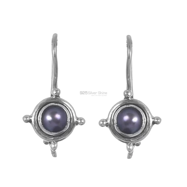 925 Sterling Silver earrings Exporters In Semi Precious Pearl Gemstone 925SE248