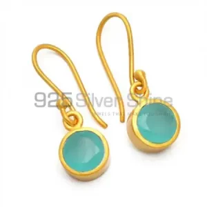 925 Sterling Silver earrings Manufacturer In Genuine Chalcedony Gemstone 925SE1270