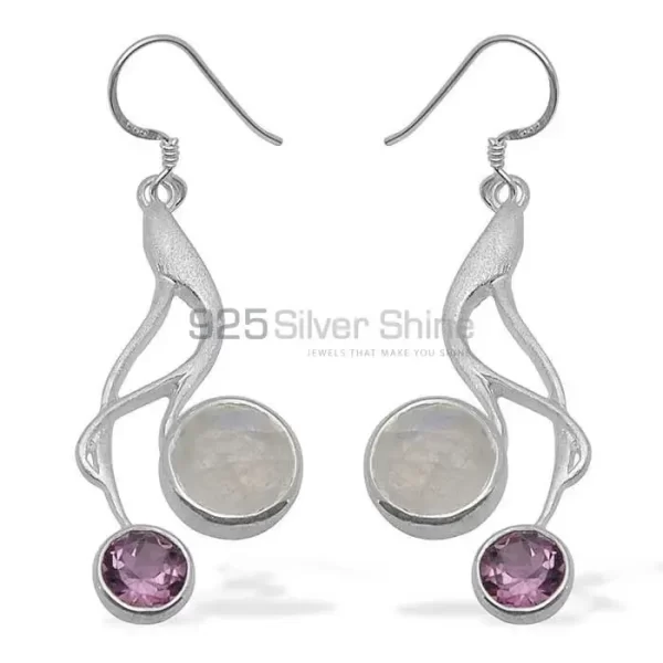 925 Sterling Silver earrings Manufacturer In Genuine Multi Gemstone 925SE805