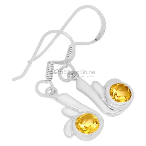 925 Sterling Silver earrings Manufacturer In Natural Citrine Gemstone 925SE566
