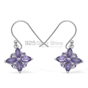 925 Sterling Silver earrings Manufacturer In Semi Precious Amethyst Gemstone 925SE1041