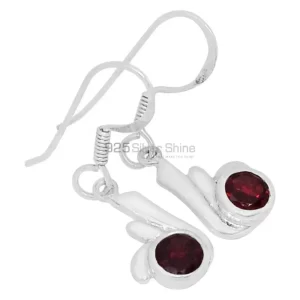 925 Sterling Silver earrings Manufacturer In Semi Precious Garnet Gemstone 925SE567