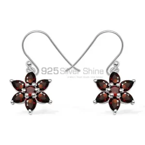 925 Sterling Silver earrings Suppliers In Genuine Smoky Quartz Gemstone 925SE1036