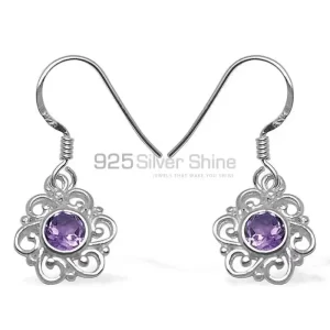 925 Sterling Silver Handmade earrings Exporters In Amethyst Gemstone Jewelry 925SE1063