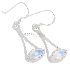925 Sterling Silver Handmade earrings Manufacturer In Rainbow Moonstone Jewelry 925SE350