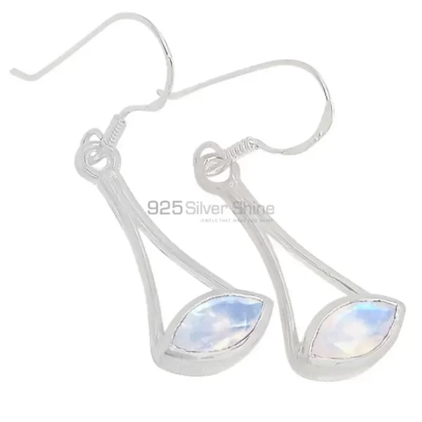 925 Sterling Silver Handmade earrings Manufacturer In Rainbow Moonstone Jewelry 925SE350