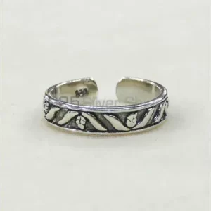 925 Sterling Silver Handmade Toe Ring Artisan