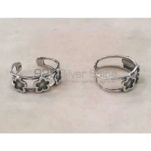 925 Sterling Silver Looking Toe Ring Jewelry
