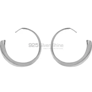 925 Sterling Silver Plain Silver earring Jewelry 925SE147